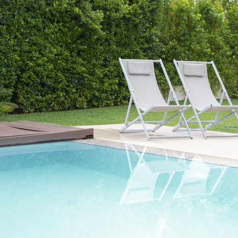 Preview: ACRYL Schwimmbadfolie deluxe, 25,00 x 1,65 Meter weiß